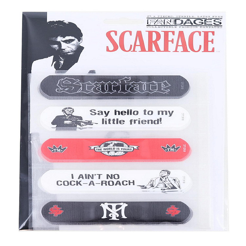 Scarface Fandages Collectible Fashion Bandages  25 Pieces Image