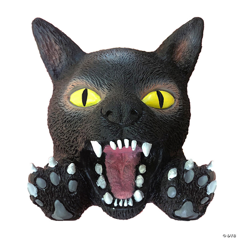 Scary Peeper Crazy Cat Decoration Image