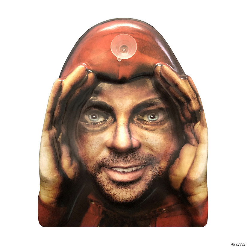 Scary Peeper Menacing Creep Window Cling Image