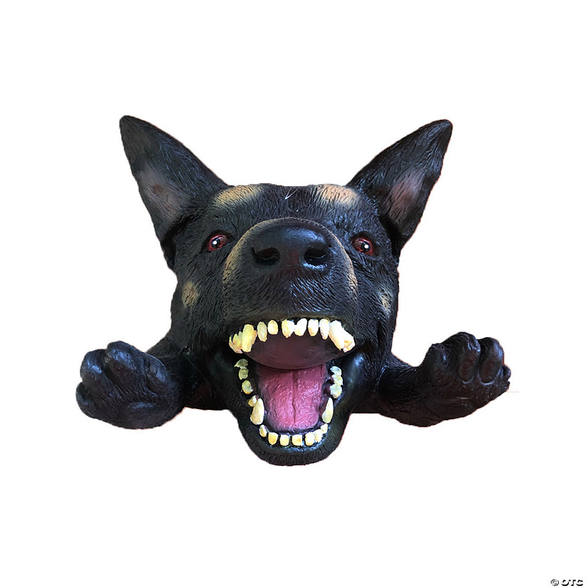 Scary Peeper Vicious Dog Decoration Image