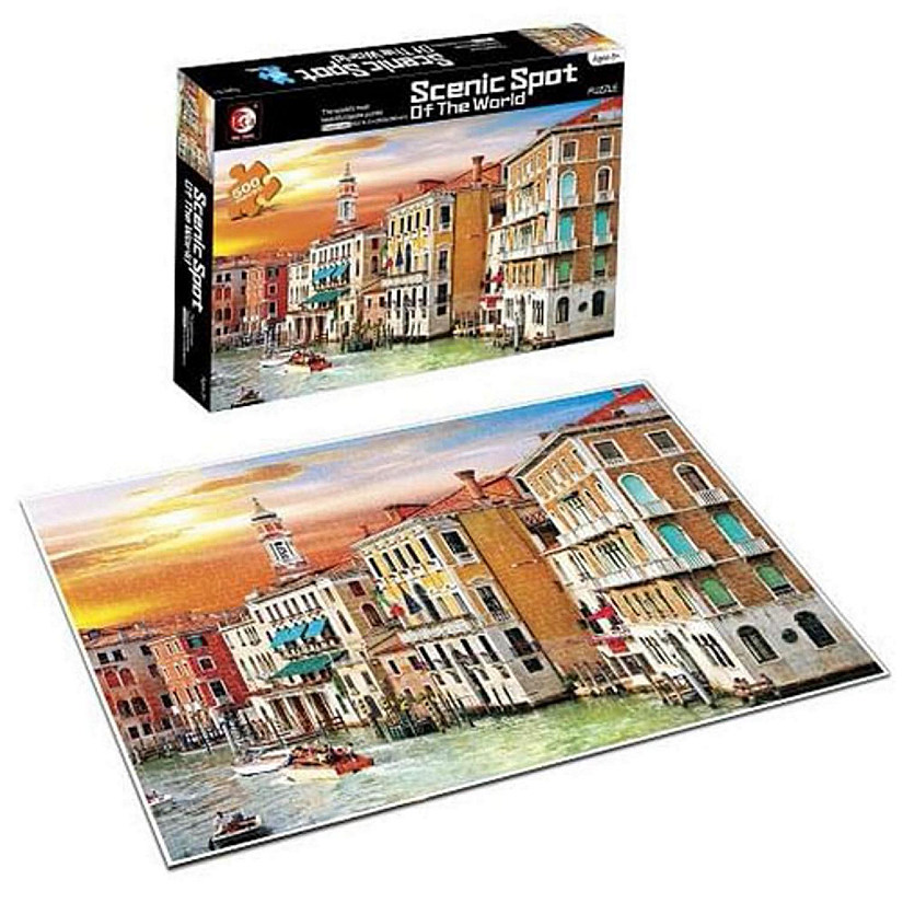 Scenic Spot of the World Venice 500 Piece Jigsaw Puzzle Image
