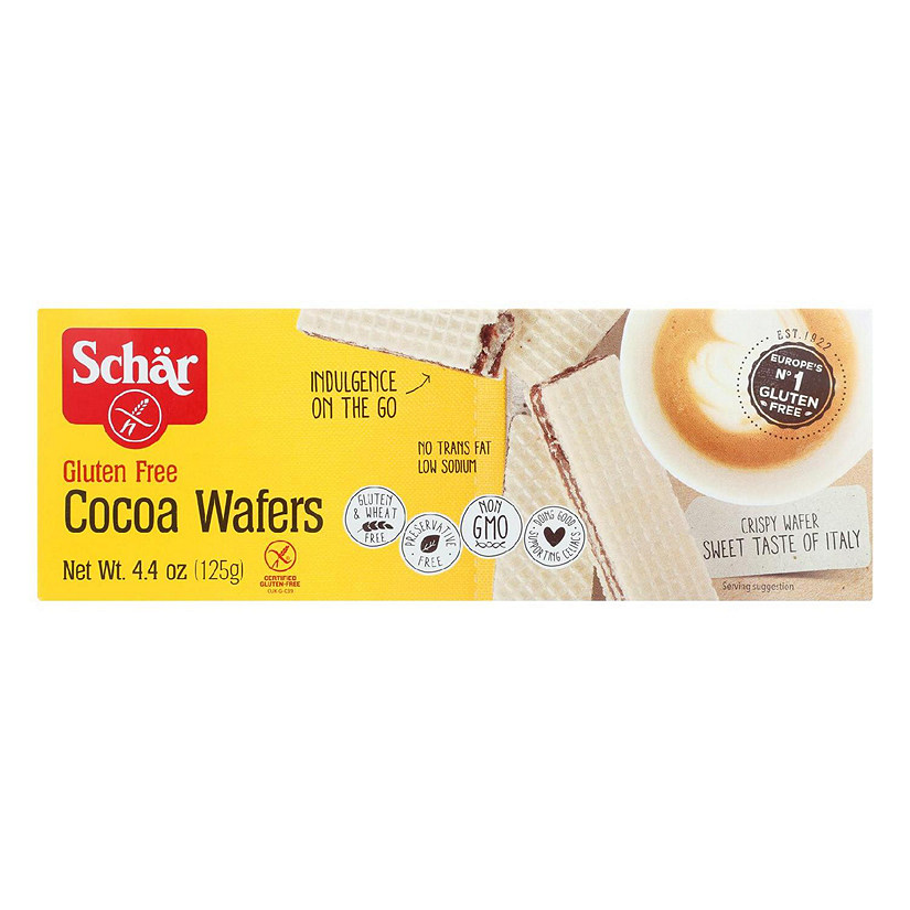 Schar Cocoa Wafers 4.4 oz Pack of 12 Image