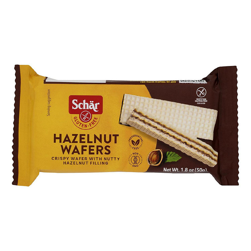 Schar Wafers - Hazelnut - Gluten Free - 1.8 oz - Case of 20 Image