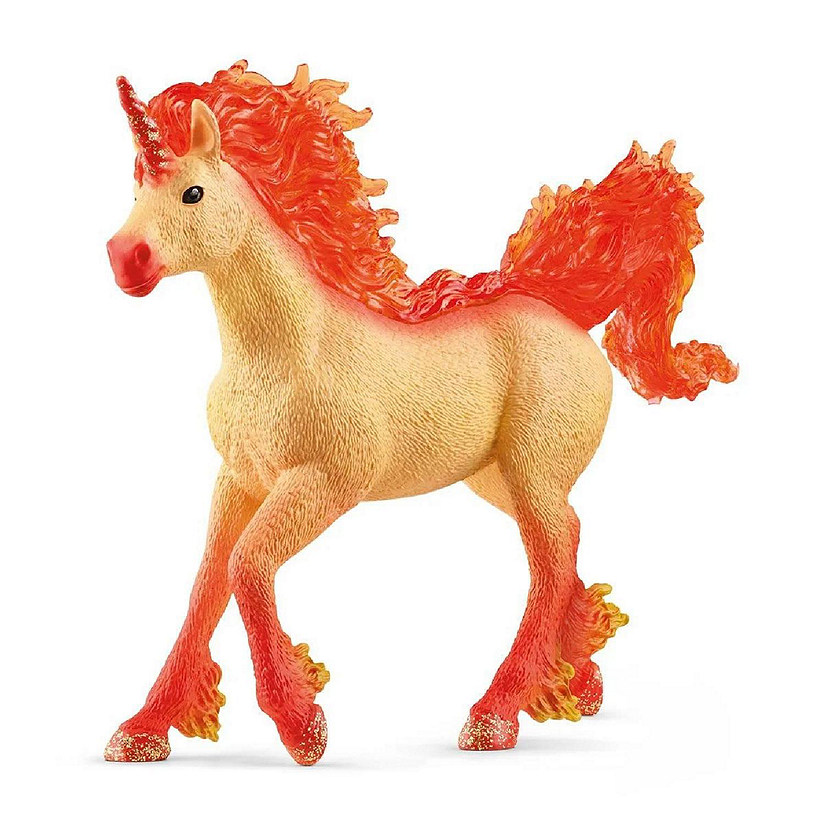 Schleich Elemental Fire Unicorn Stal Figurine Image