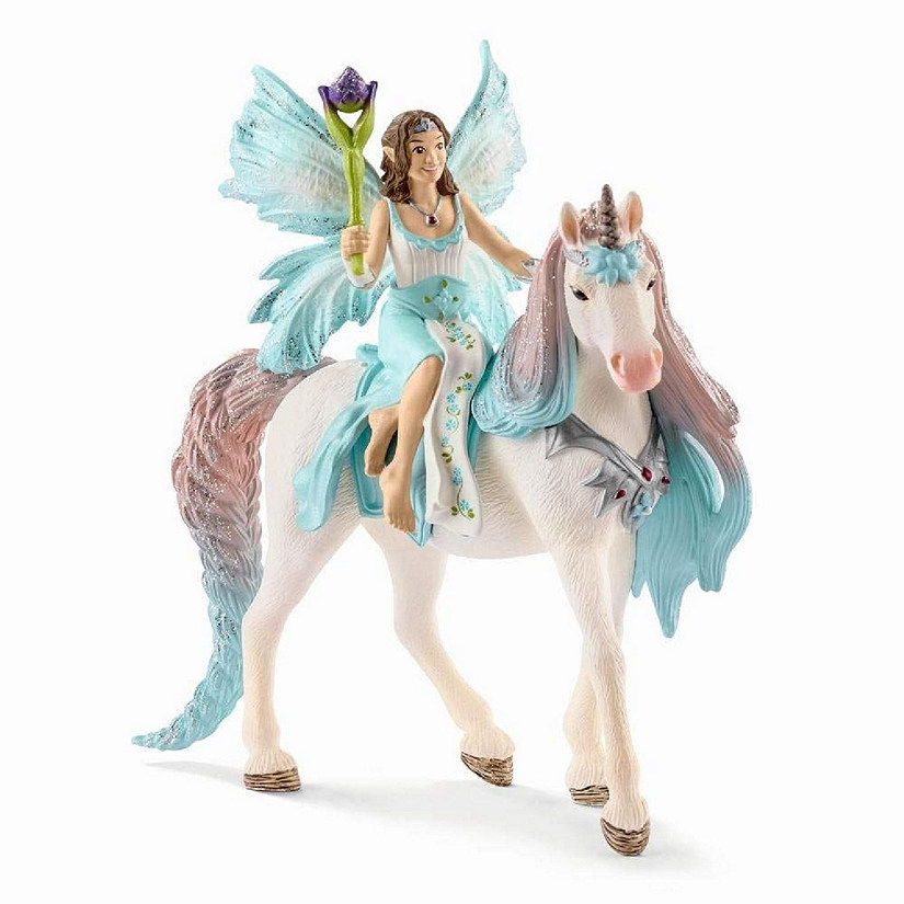 Schleich Fairy Eyela with Princess Unicorn Figurine Image