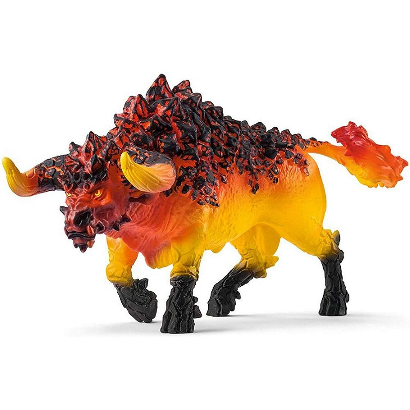 Schleich Fire Bull Figurine Image