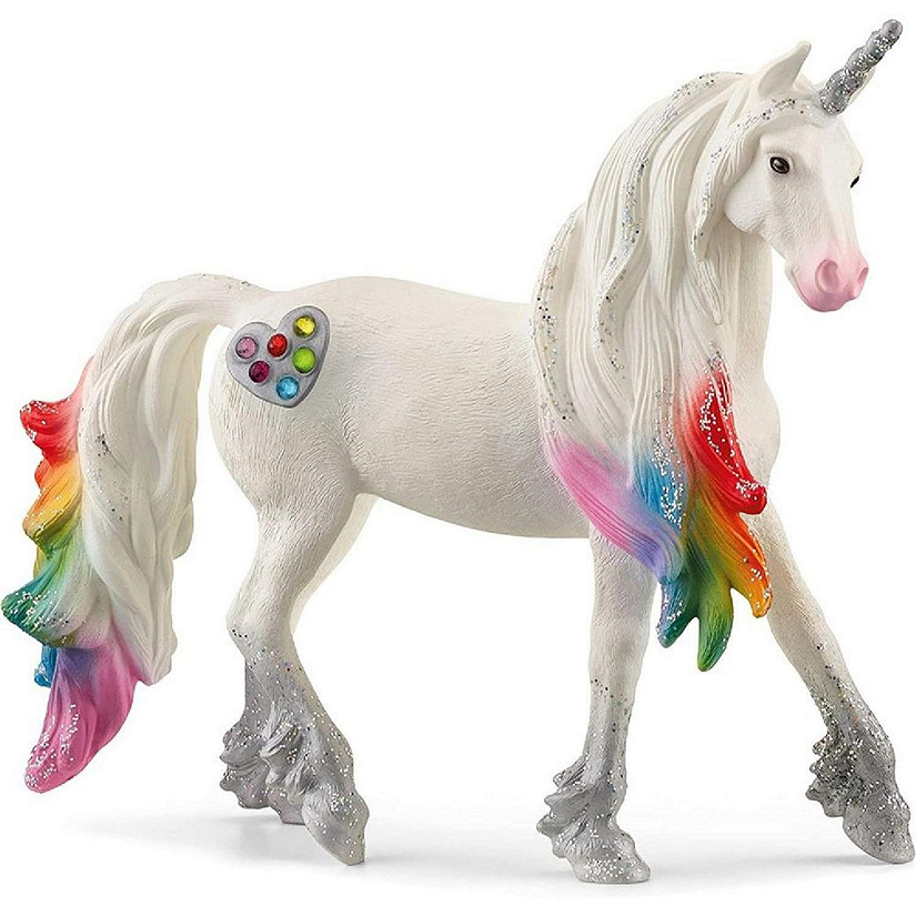 Schleich Rainbow Love Unicorn Stallion Figurine Image