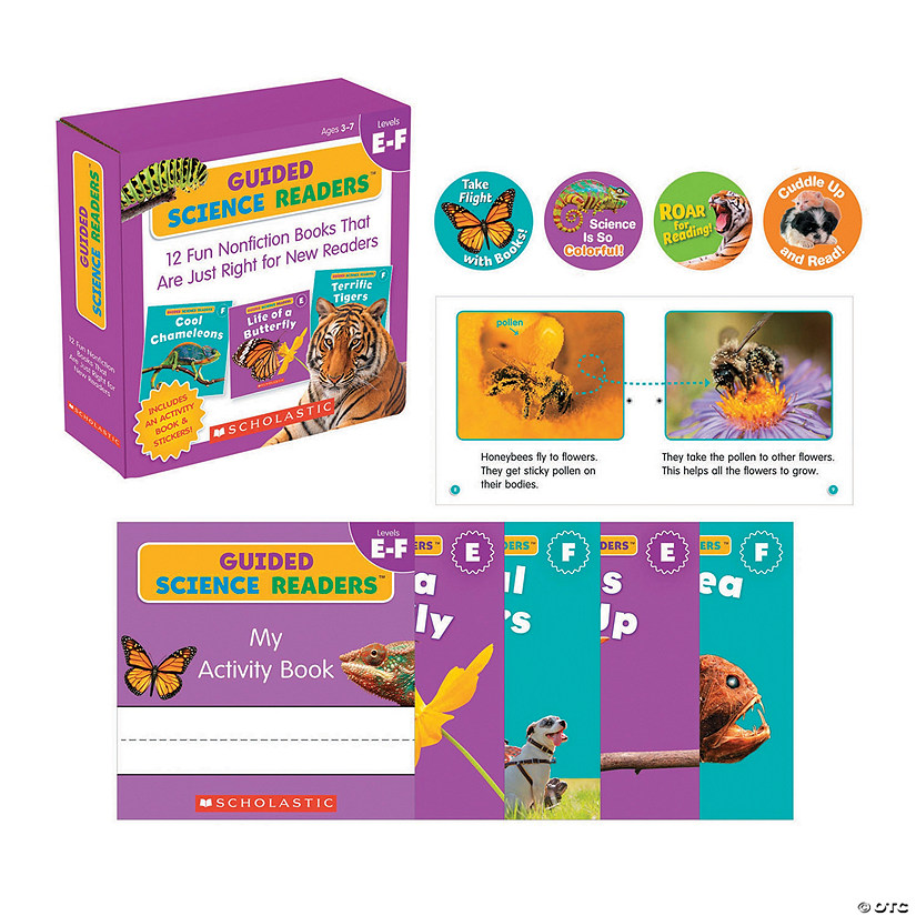 Scholastic Guided Science Readers Parent Pack - Levels E-F, 12 Books Image