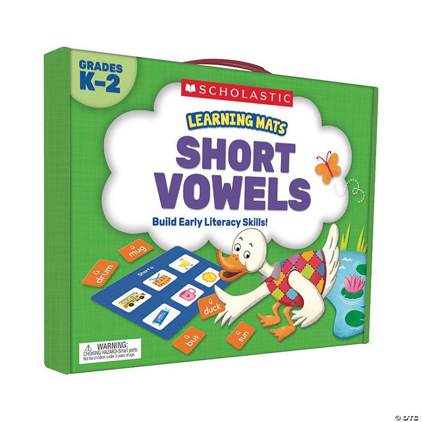 Scholastic Learning Mats: Short Vowels Image