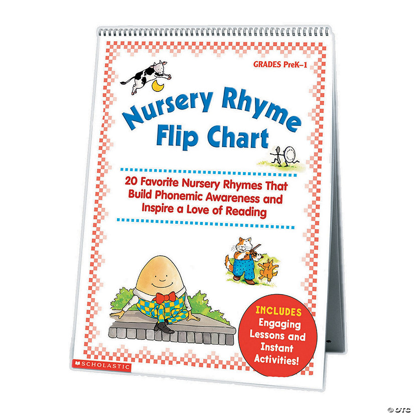 Scholastic Nursery Rhyme Flip Chart, Grades PK-1, 15" x 20.5" Image