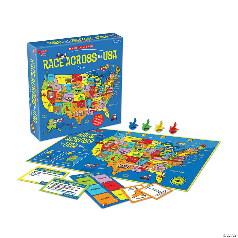 Scholastic&#174; Race Across the USA&#8482; Game Image