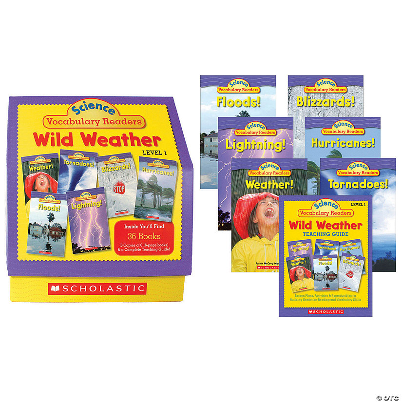 Scholastic Science Vocabulary Readers Wild Weather Image