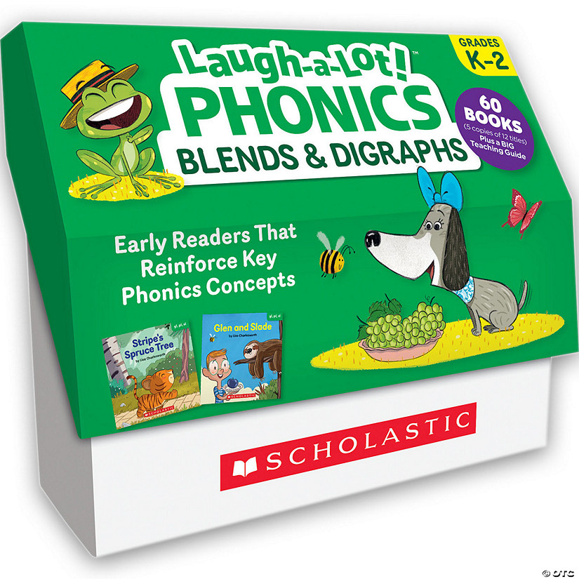 Scholastic Teaching Solutions Laugh-A-Lot Phonics: Blends &amp; Digraphs (Classroom Set) Image