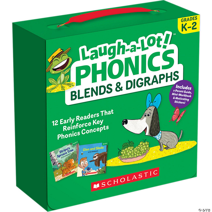 Scholastic Teaching Solutions Laugh-A-Lot Phonics: Blends &amp; Digraphs (Parent Pack) Image