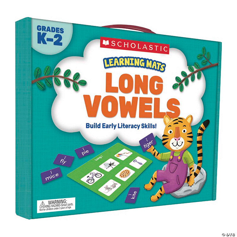 Scholastic Teaching Solutions Learning Mats: Long Vowels, Grades K-2 Image
