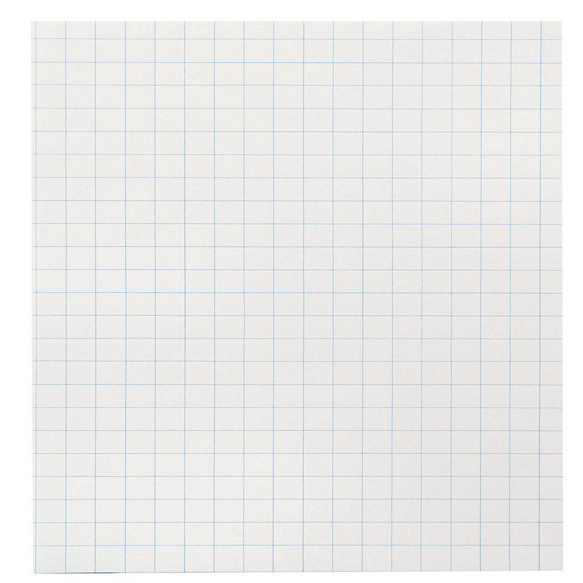 School Smart Graph Paper, 1/2 Inch Rule, 9 x 12 Inches, White, 500 Sheets Image