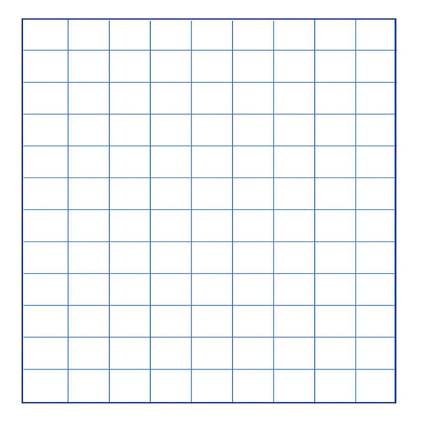 School Smart Graph Paper, 1 Inch Rule, 9 x 12 Inches, Manila, 500 Sheets