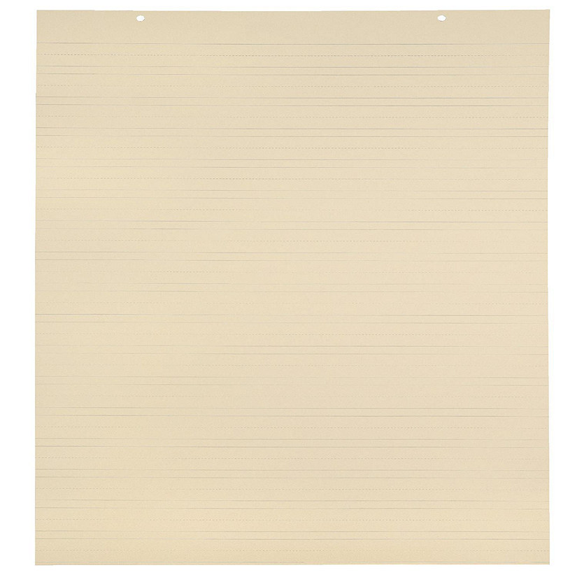 School Smart Manila Tag Ruled Chart Paper, Jumbo, 36 x 24 Inches, 100 Sheets Image