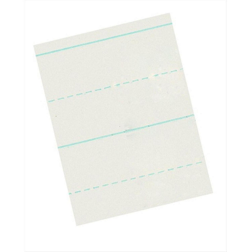 School Smart Picture Story Paper, 1 Inch Rule, 18 x 12 Inches, 500 Sheets Image