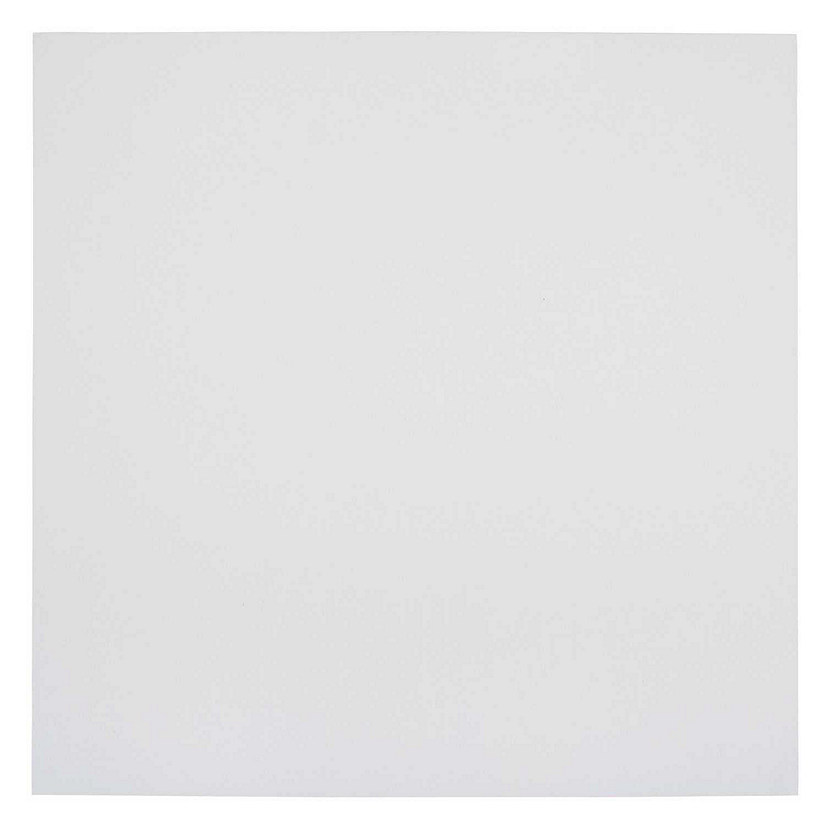 School Smart Railroad Board, 22 x 28 Inches, 4-Ply, White, Pack of 25 Image