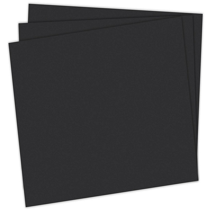 School Smart Railroad Board, 22 x 28 Inches, 6-Ply, Black, Pack of 25 Image