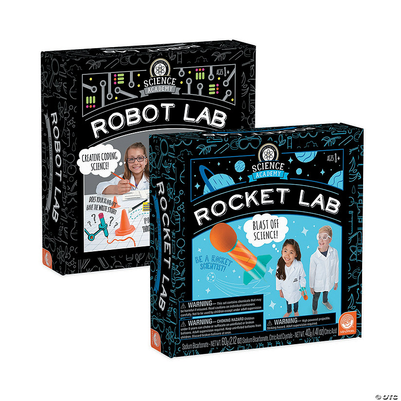Science Academy Rocket and Robot Lab Set of 2 MindWare