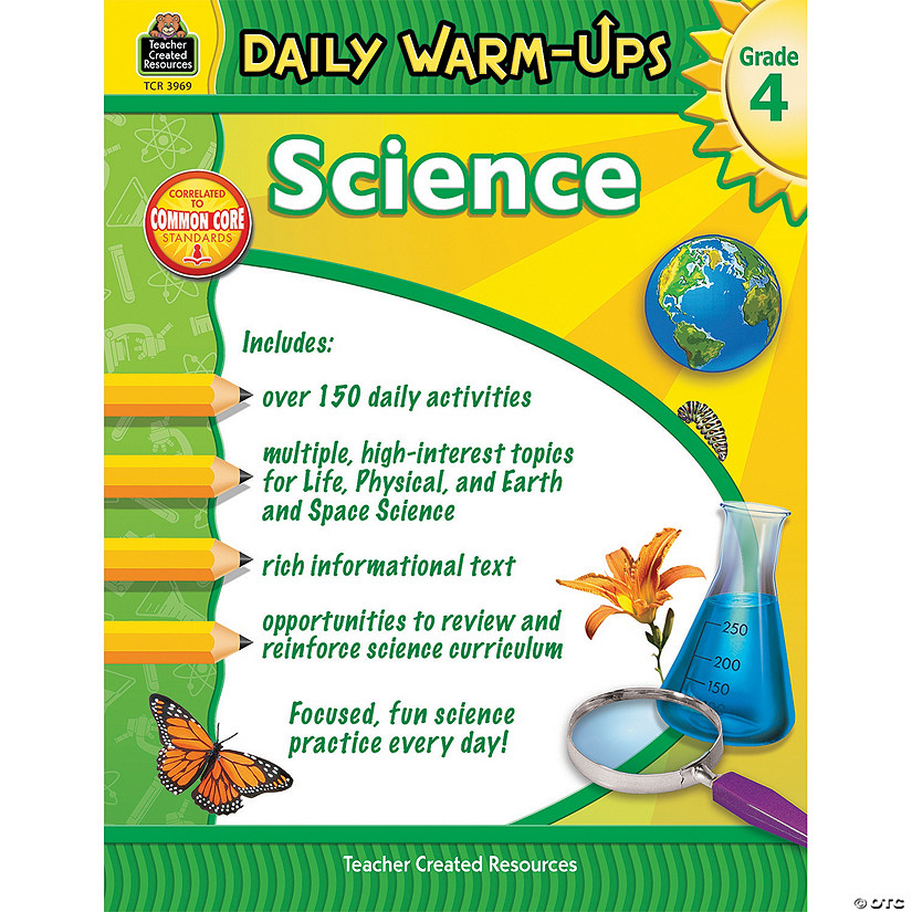 Science Daily Warm-Ups for Grade 4 Image