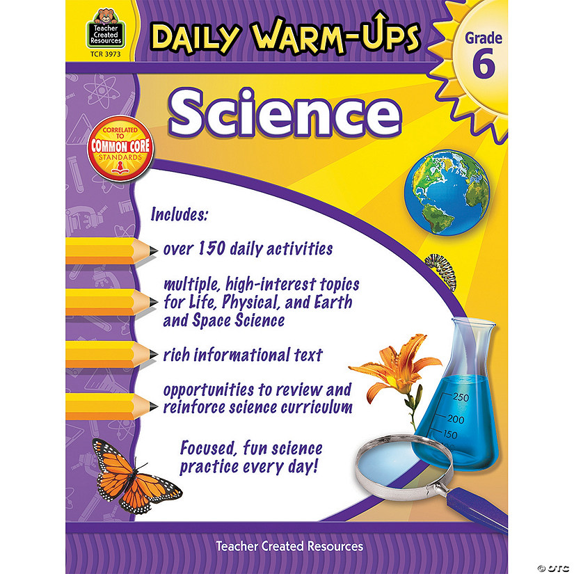 Science Daily Warm-Ups for Grade 6 Image