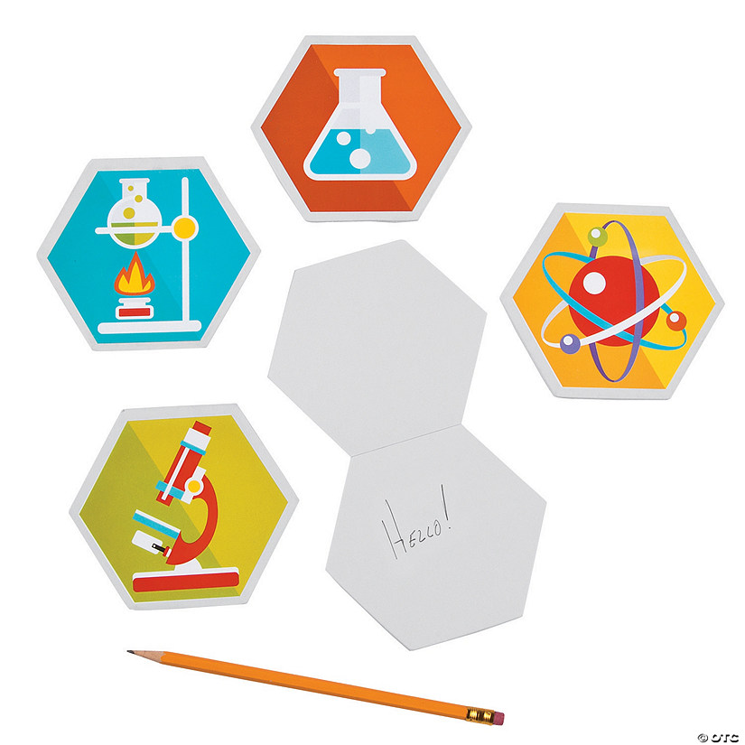 Science Party Laboratory Notepads - 12 Pc. Image