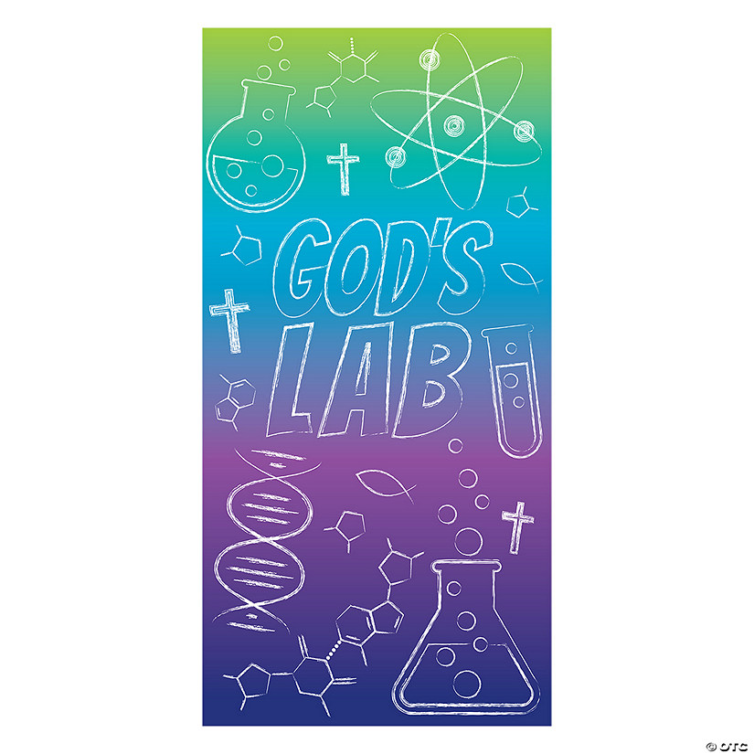 Science VBS Chalkboard Door Banner Image