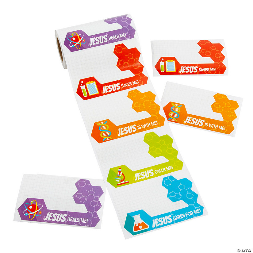 Science VBS Name Tags/Labels Image