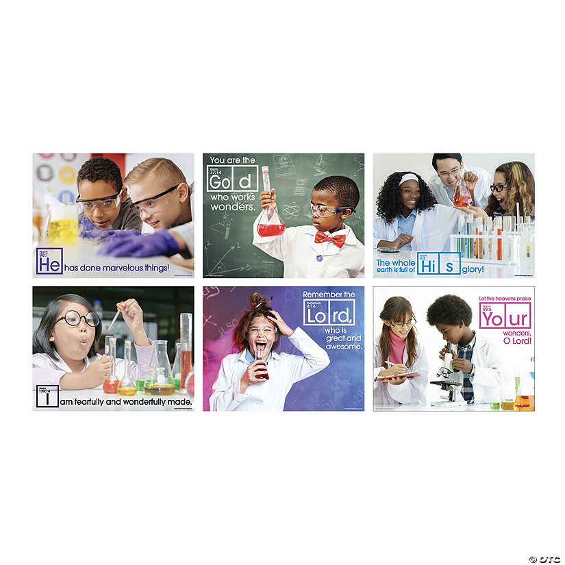 Science VBS Poster Set - 6 Pc. Image