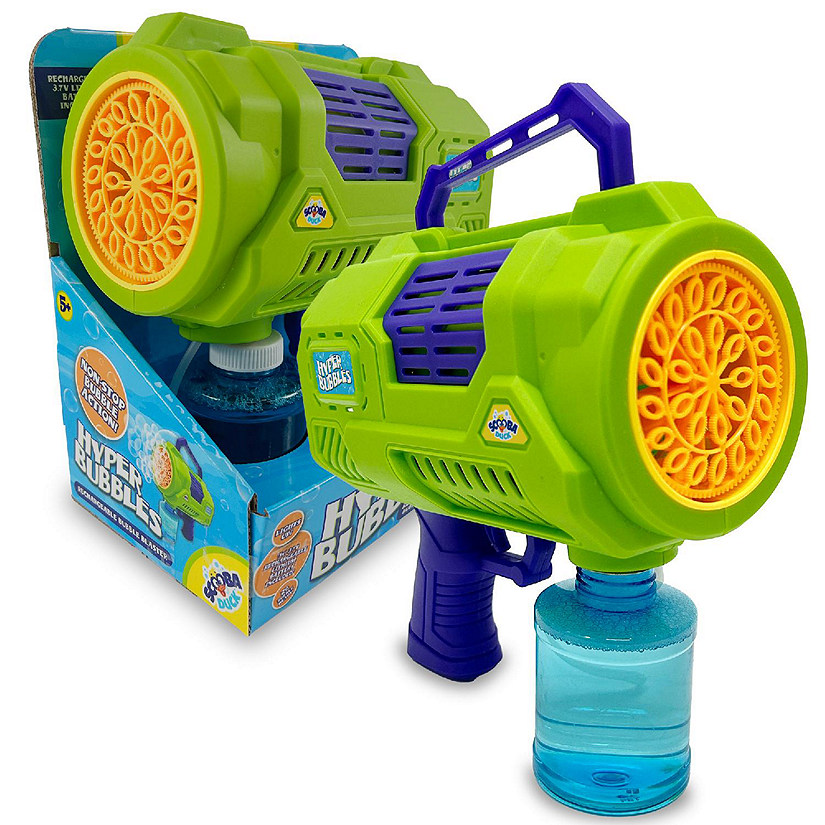 Scooba Duck Hyper Bubbles Blaster &amp;#8211; Electric Handheld, USB Charging, Outdoor Fun Image