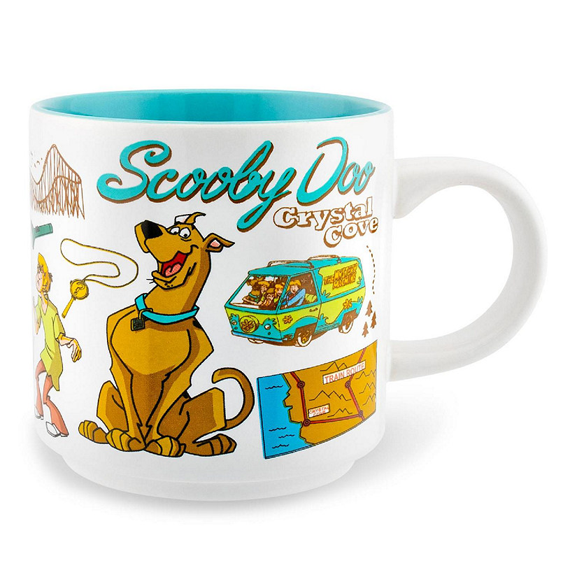 Scooby-Doo and the Gang "Crystal Cove" Ceramic Mug  Holds 13 Ounce Image