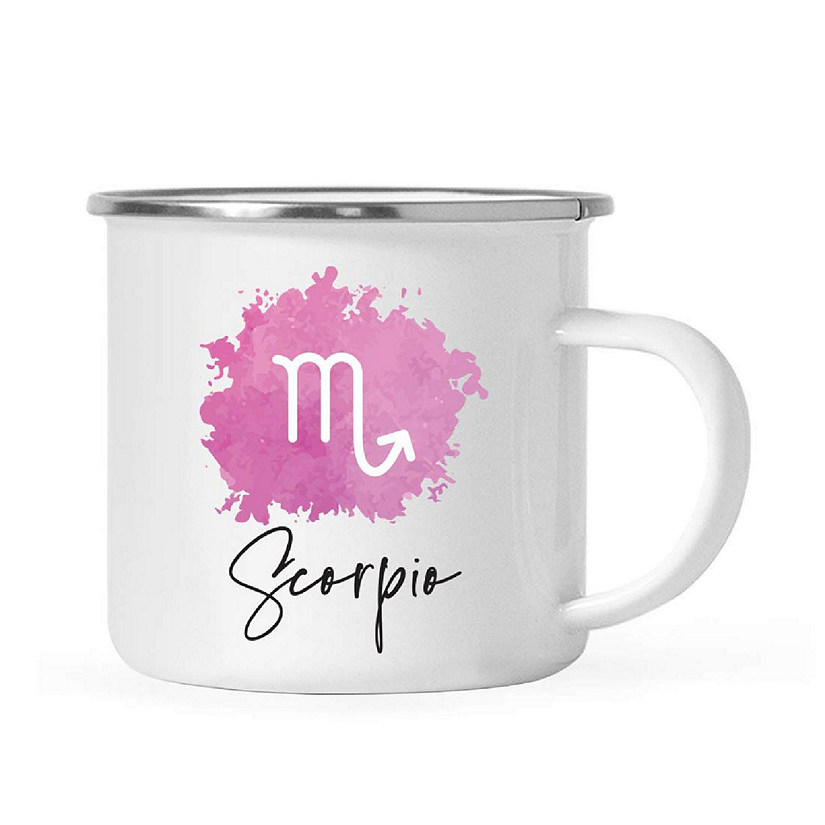 Scorpio Zodiac Pink 11oz Campfire Mug Image