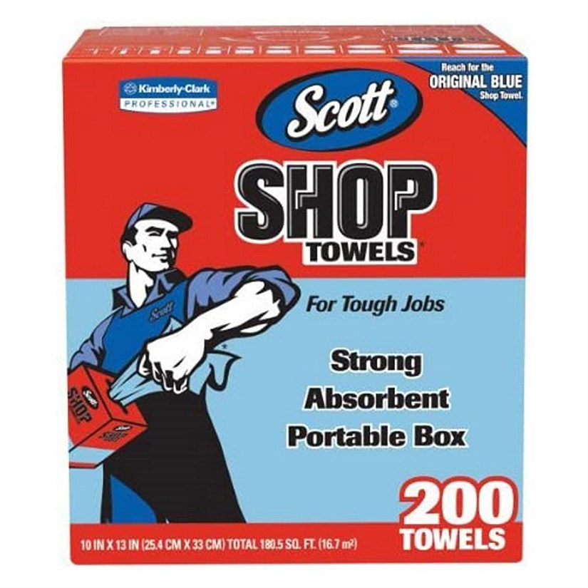 Scotts Blue Pop-Up Box Shop Towels 200 Box Image