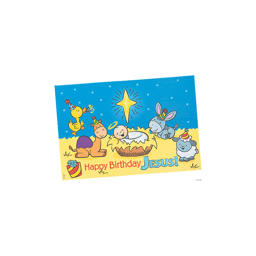 Scratch &#8217;N Reveal Happy Birthday Jesus Countdown - 12 Pc. Image