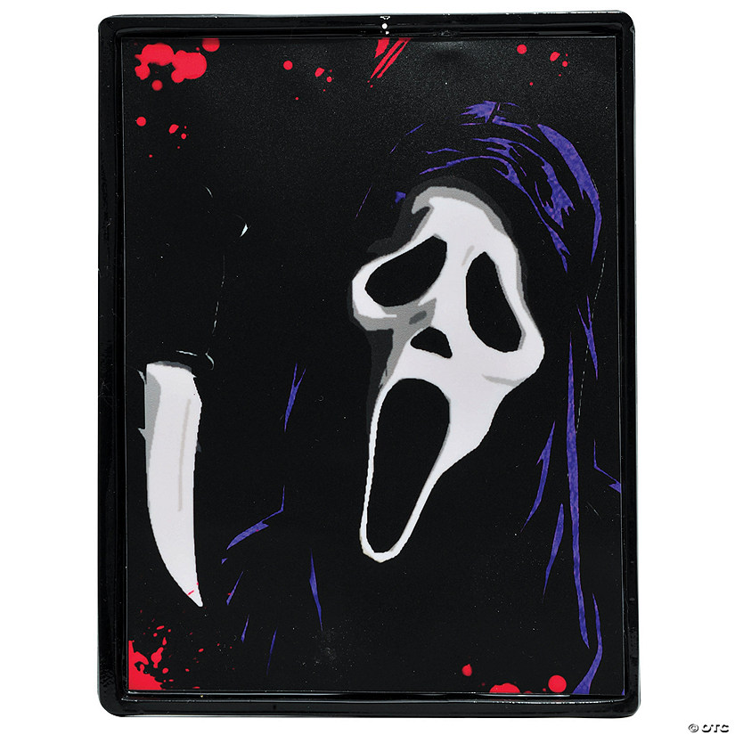 Scream&#8482; Ghost Face<sup>&#174;</sup> Neon Light-Up Sign Halloween Decoration Image