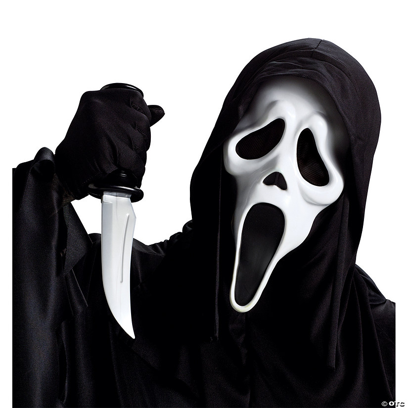Scream&amp;#8482; Ghostface Mask with Knife Image