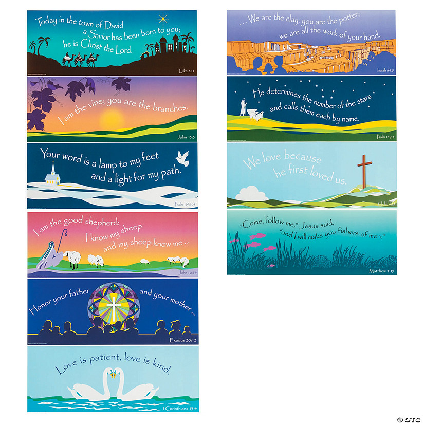 Scripture Poster Set | Oriental Trading