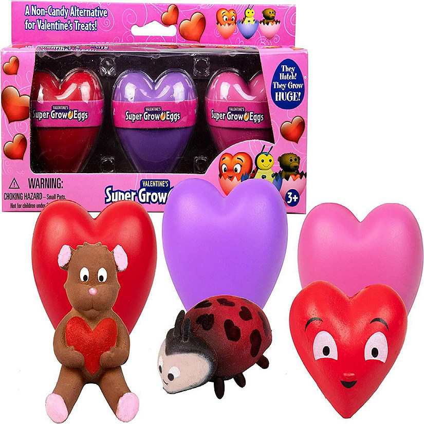 SCS Direct Valentine's Day Super Grow Eggs 3 Pack Image