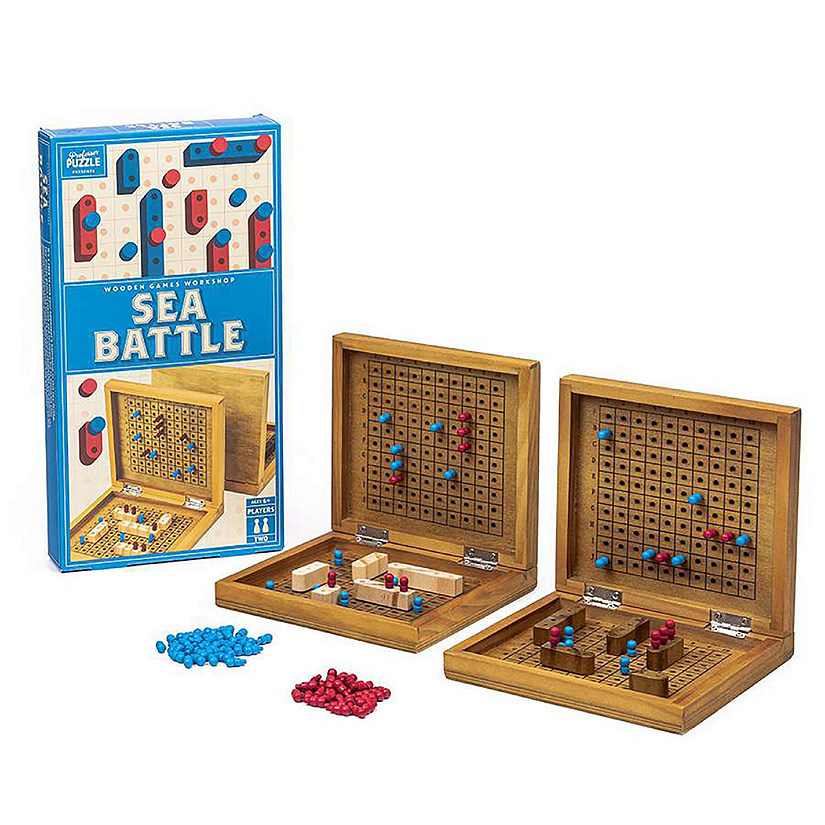 Sea Battle  Classic Wooden Family Board Game Image
