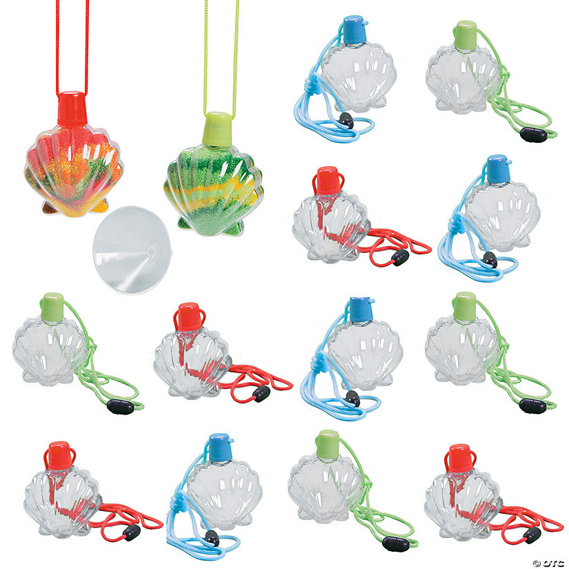 Sea Shell Sand Art Bottle Necklaces Oriental Trading