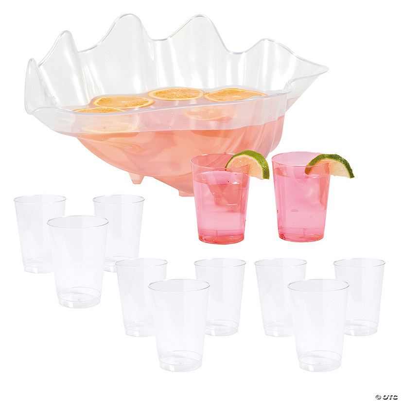 Seashell Punch Bowl with Cups Kit - 51 Pc. Image