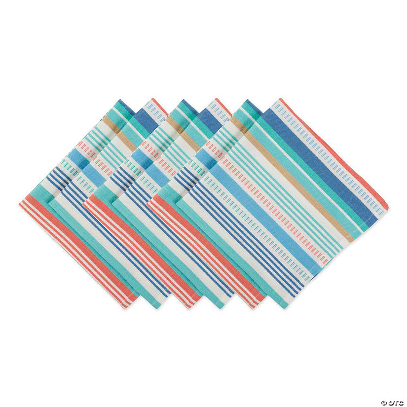 Seashore Stripe Napkin (Set Of 6) Image