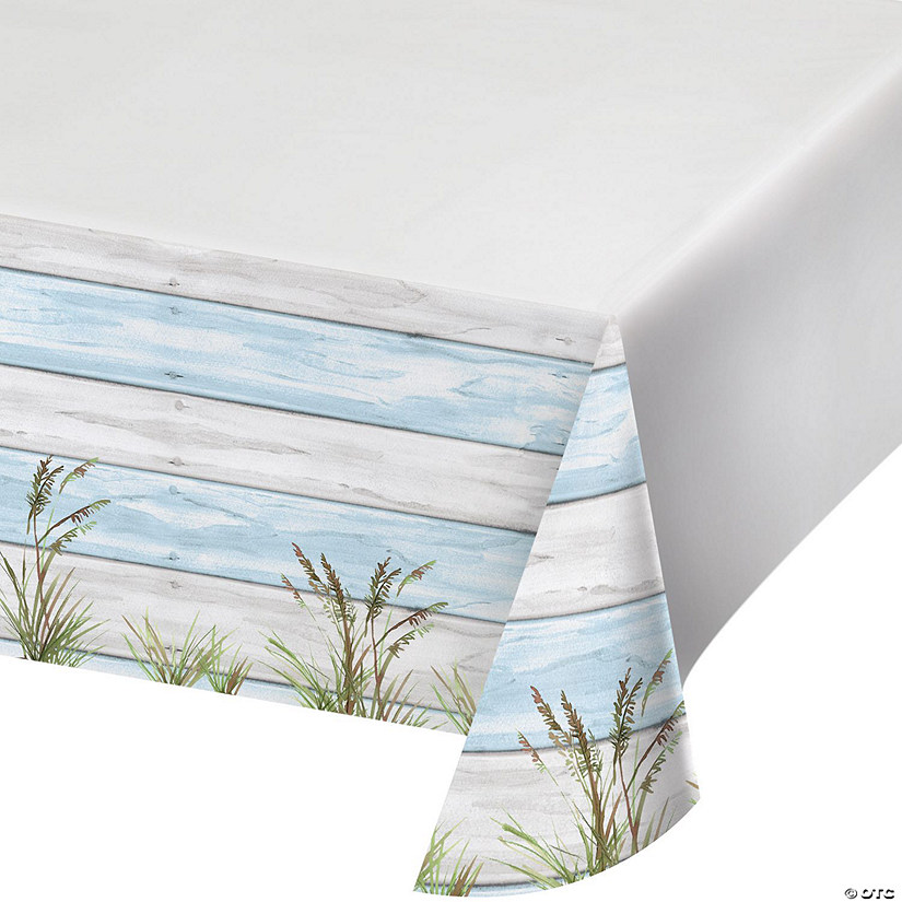 Seaside Beach Summer Paper Tablecloths, 3 ct Image