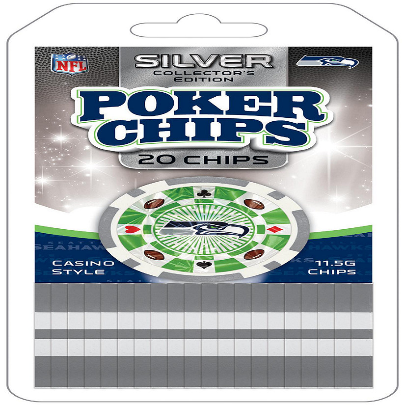 Seattle Seahawks 20 Piece Poker Chips Image