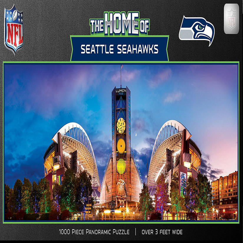 Seattle Seahawks - Stadium View 1000 Piece Panoramic Jigsaw Puzzle Image