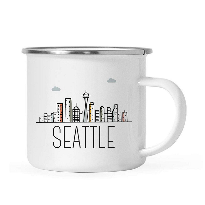 Seattle Skyline 11oz Camp Mug Image