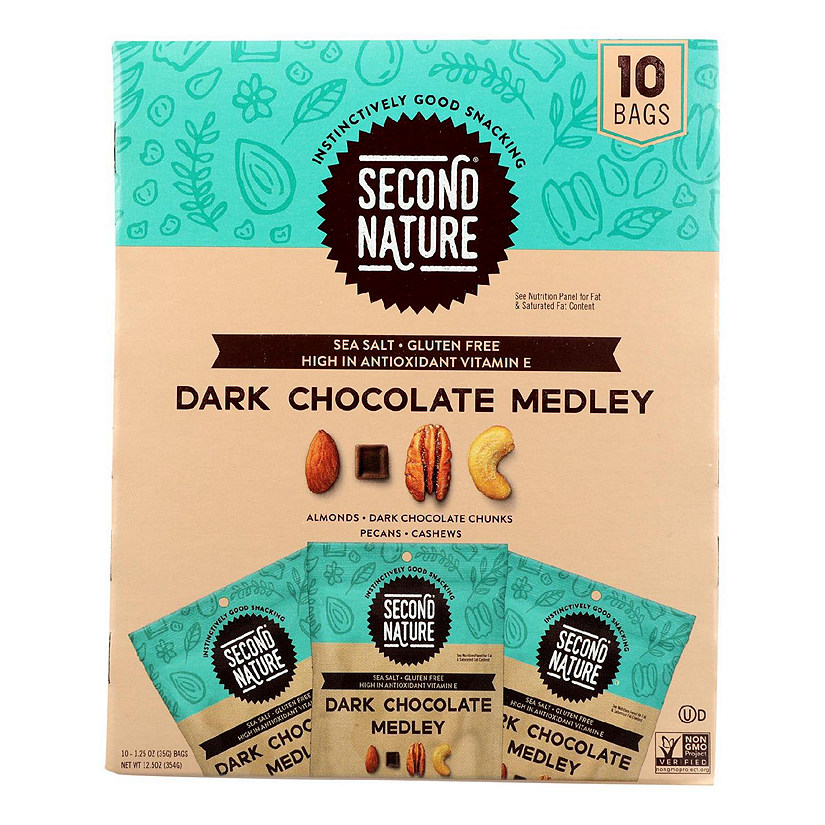 Second Nature - Nut Medley Dark Chocolate - Case of 4-10/1.25 Image